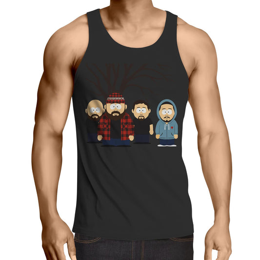 AS Colour Lowdown - Mens Singlet Top