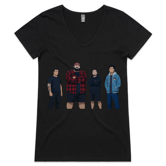 AS Colour Bevel - Womens V-Neck T-Shirt